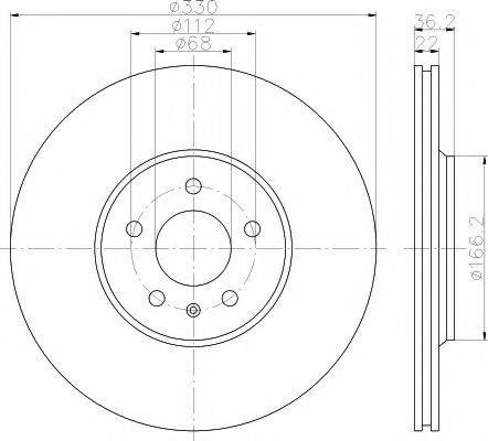 Disc frana AUDI A4 Avant (8K5, B8) (2007 - 2015) TEXTAR 92160303 piesa NOUA