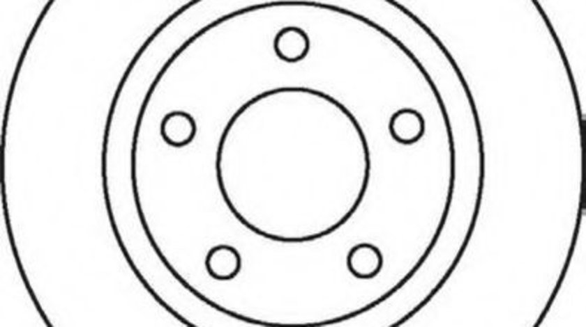 Disc frana AUDI A4 Cabriolet (8H7, B6, 8HE, B7) (2002 - 2009) JURID 562060JC piesa NOUA