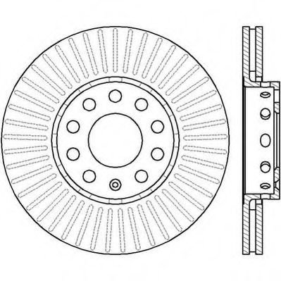 Disc frana AUDI A4 Cabriolet (8H7, B6, 8HE, B7) (2002 - 2009) JURID 561548JC piesa NOUA