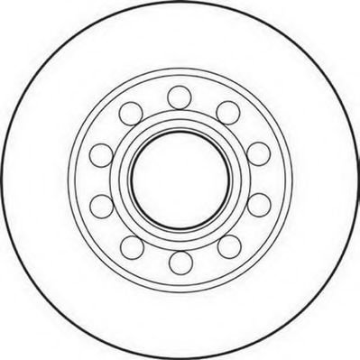 Disc frana AUDI A4 Cabriolet (8H7, B6, 8HE, B7) (2002 - 2009) JURID 562192JC piesa NOUA