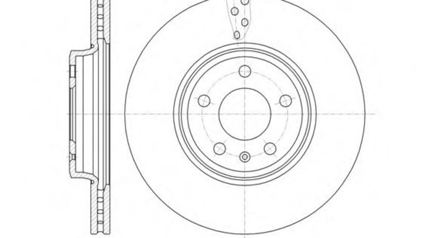 Disc frana AUDI A5 Cabriolet (8F7) (2009 - 2016) REMSA 61292.10 piesa NOUA