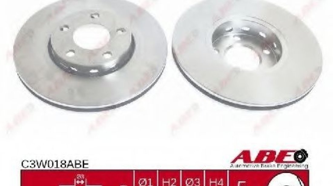 Disc frana AUDI A6 (4A, C4) (1994 - 1997) ABE C3W018ABE piesa NOUA