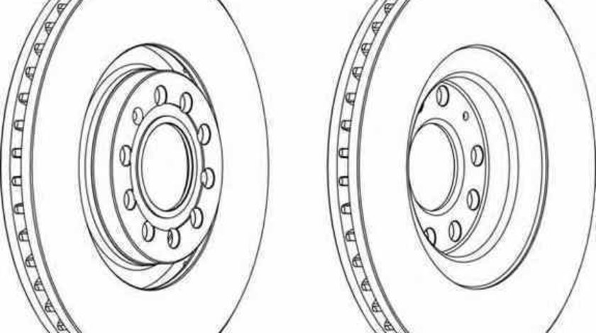 Disc frana AUDI A6 4B2 C5 FERODO DDF1705C-1
