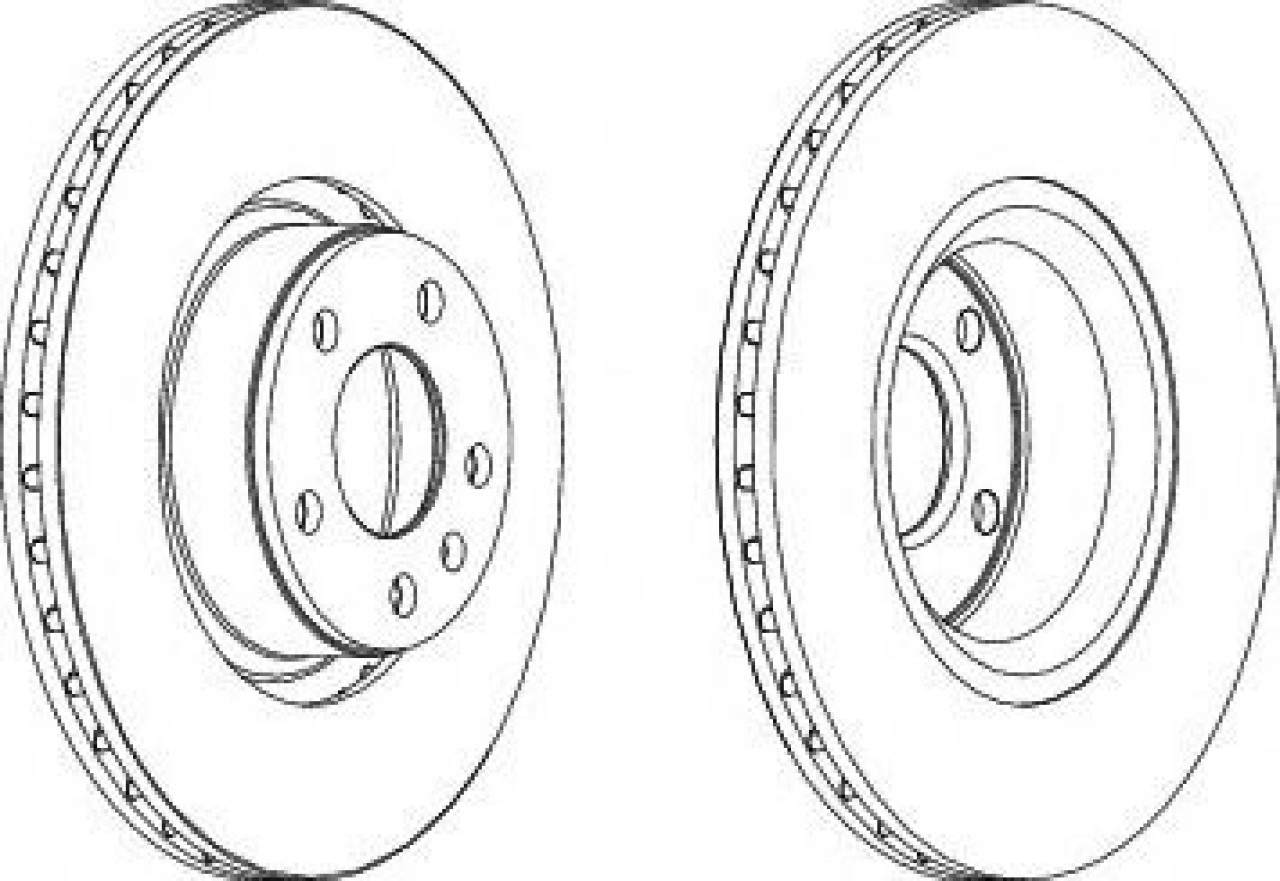 Disc frana AUDI A6 (4F2, C6) (2004 - 2011) FERODO DDF1291C piesa NOUA