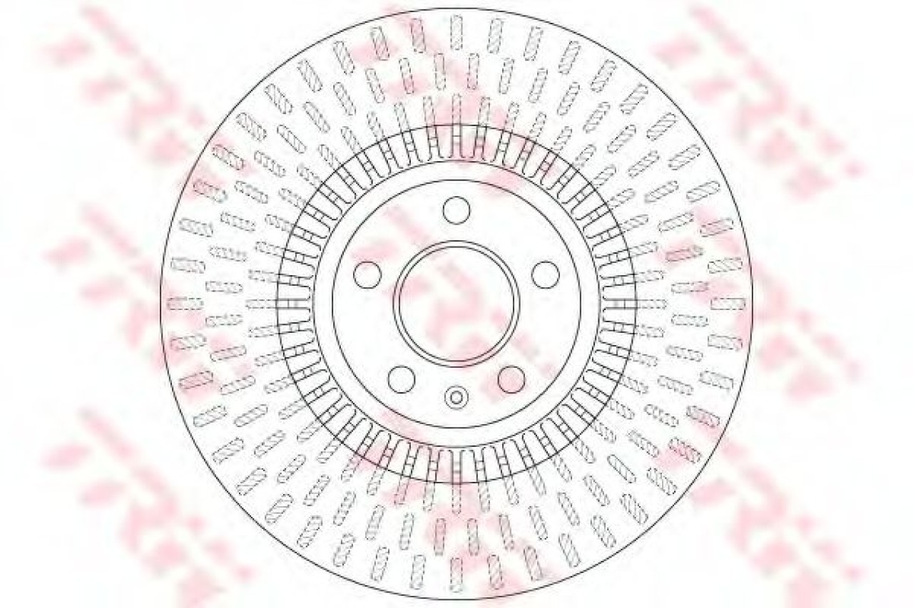 Disc frana AUDI A6 (4G2, C7, 4GC) (2010 - 2016) TRW DF6216 piesa NOUA