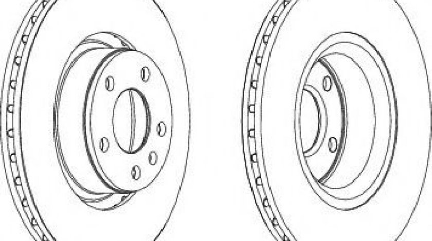 Disc frana AUDI A6 Allroad (4FH, C6) (2006 - 2011) FERODO DDF1291C piesa NOUA