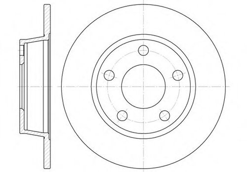 Disc frana AUDI A6 Avant (4B5, C5) (1997 - 2005) REMSA 6723.00 piesa NOUA