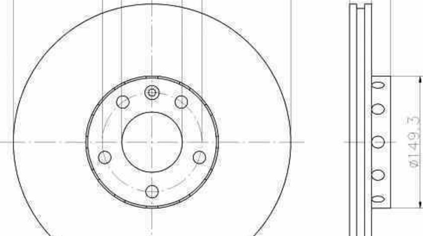 Disc frana AUDI A6 Avant 4B5 C5 TEXTAR 92106103