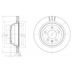 Disc frana AUDI A6 Avant (4F5, C6) (2005 - 2011) KRIEGER 0950004030 piesa NOUA