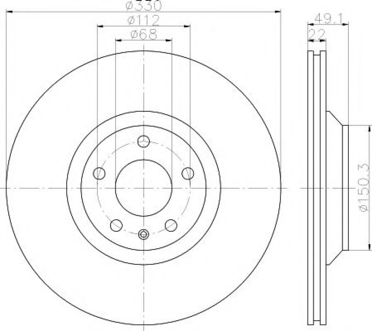 Disc frana AUDI A6 Avant (4F5, C6) (2005 - 2011) TEXTAR 92132603 piesa NOUA