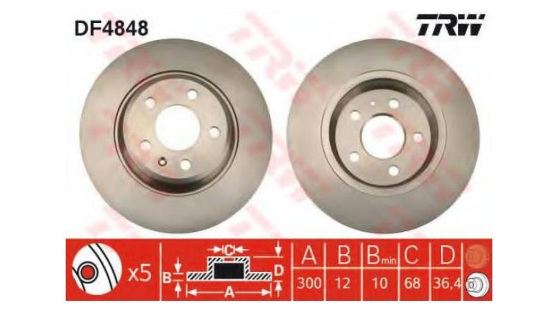 Disc frana Audi A7 ( 10.2010- #3 08A75910