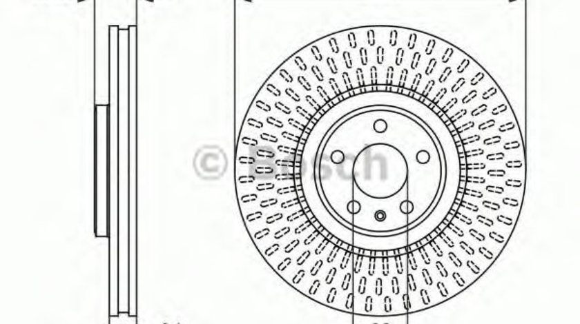 Disc frana AUDI A7 Sportback (4GA, 4GF) (2010 - 2016) BOSCH 0 986 479 748 piesa NOUA