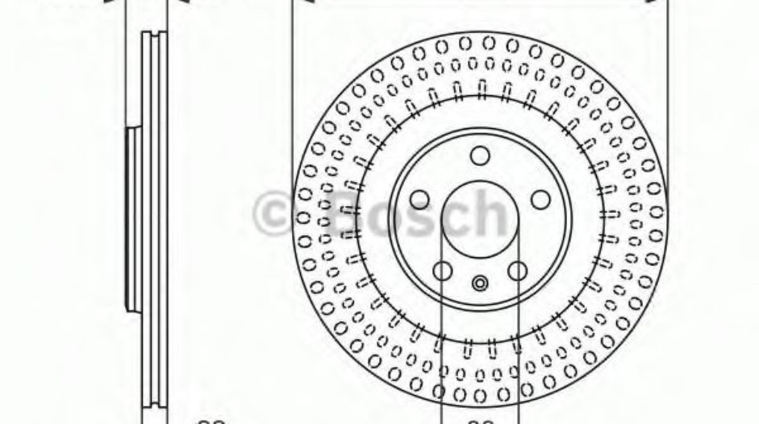 Disc frana AUDI A7 Sportback (4GA, 4GF) (2010 - 2016) BOSCH 0 986 479 750 piesa NOUA