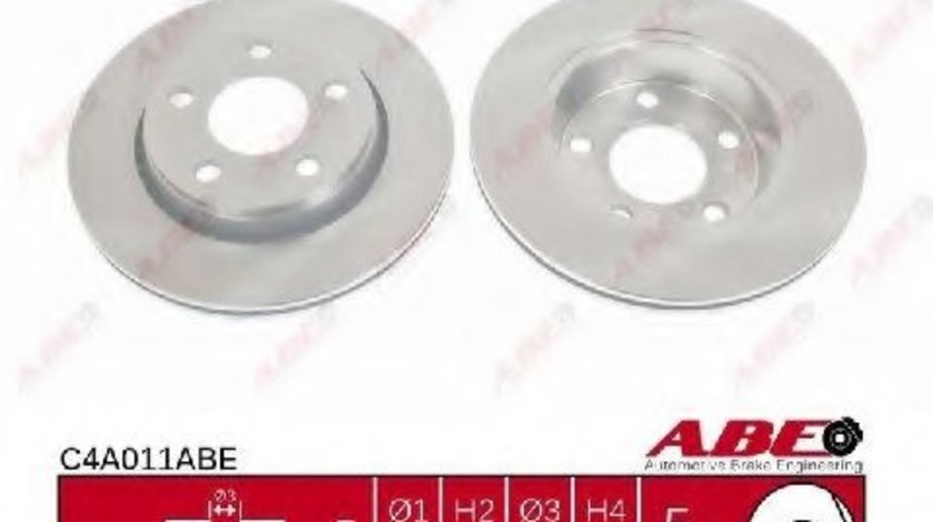 Disc frana AUDI A8 (4D2, 4D8) (1994 - 2002) ABE C4A011ABE piesa NOUA