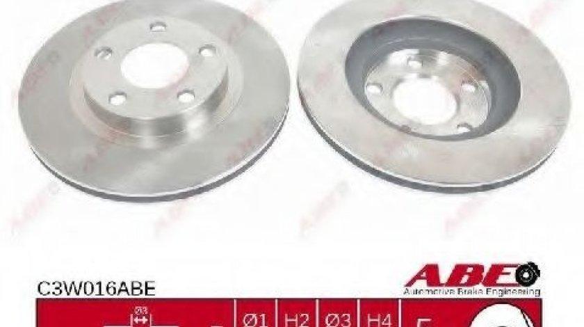 Disc frana AUDI A8 (4D2, 4D8) (1994 - 2002) ABE C3W016ABE piesa NOUA