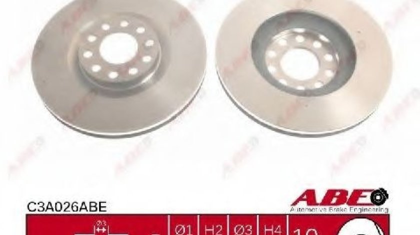 Disc frana AUDI ALLROAD (4BH, C5) (2000 - 2005) ABE C3A026ABE piesa NOUA