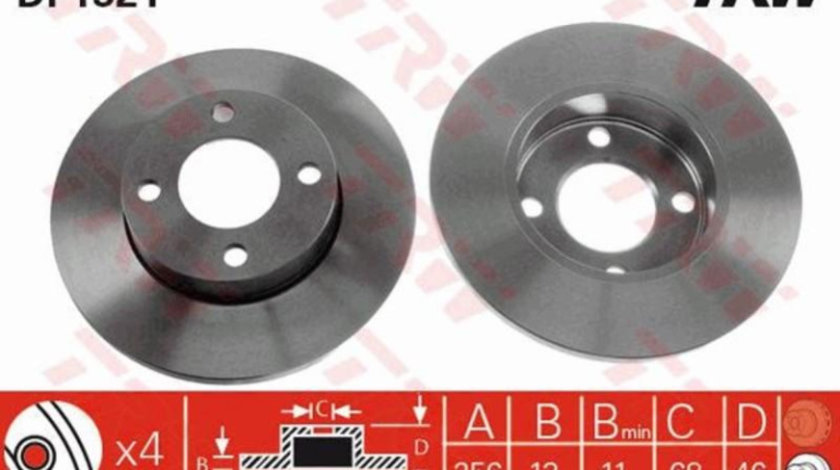 Disc frana Audi AUDI 100 Avant (43, C2) 1977-1983 #2 08279410