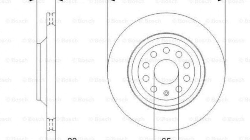 Disc frana Audi AUDI A3 Limousine (8VS) 2013-2016 #2 0986479303