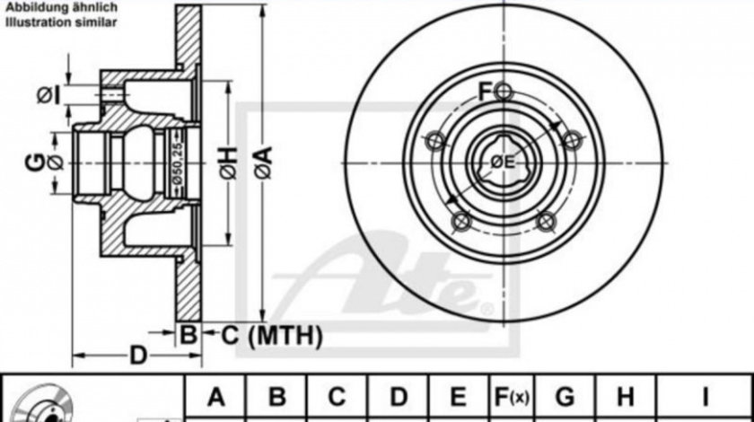 Disc frana Audi AUDI A4 (8D2, B5) 1994-2001 #2 08691110