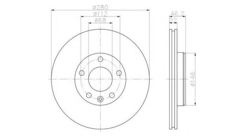 Disc frana Audi AUDI A4 (8D2, B5) 1994-2001 #3 09719610