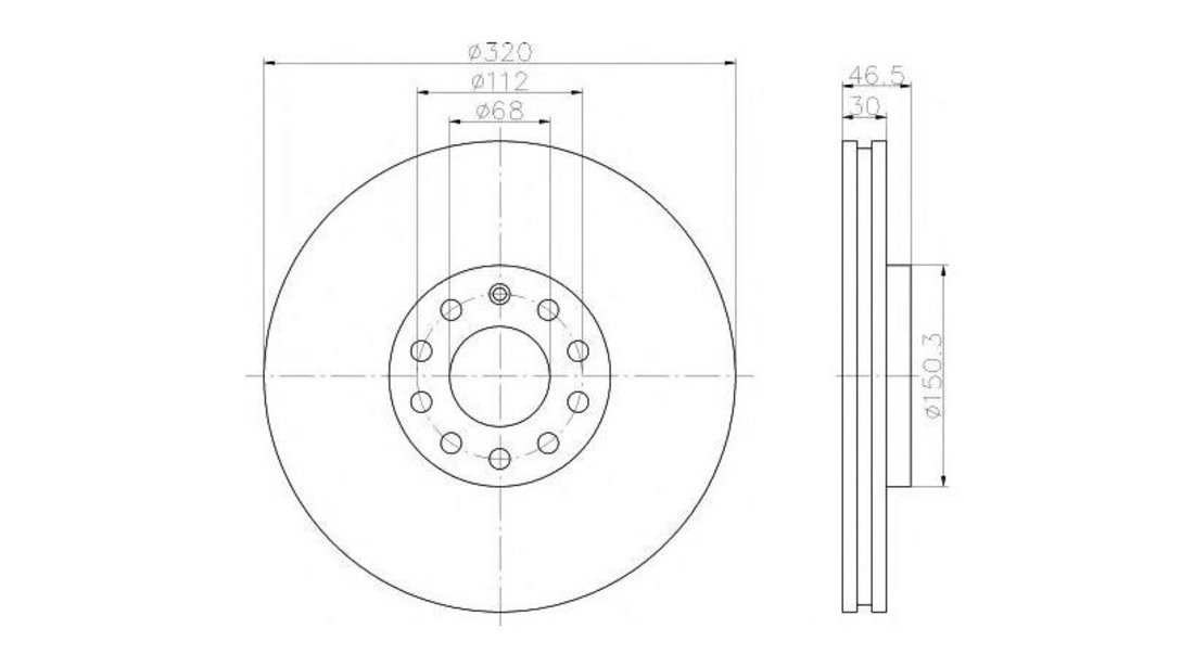 Disc frana Audi AUDI A4 (8EC, B7) 2004-2008 #2 0986478985