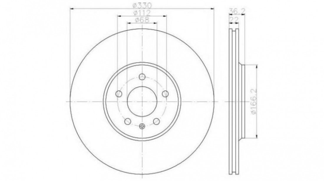 Disc frana Audi AUDI A4 (8K2, B8) 2007-2016 #2 0986479522