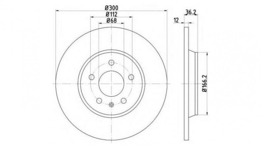 Disc frana Audi AUDI A4 (8K2, B8) 2007-2016 #3 08A75910