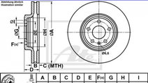 Disc frana Audi AUDI A4 Allroad (8KH, B8) 2009-201...