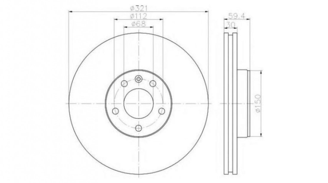 Disc frana Audi AUDI A6 Allroad (4FH, C6) 2006-2011 #2 0986479300