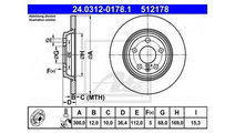 Disc frana Audi AUDI A7 Sportback (4GA, 4GF) 2010-...