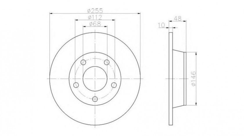 Disc frana Audi AUDI ALLROAD (4BH, C5) 2000-2005 #2 08908410