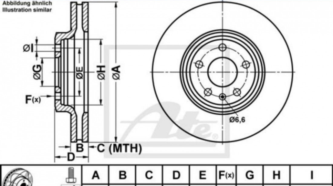 Disc frana Audi AUDI Q5 (8R) 2008-2016 #2 09A75810