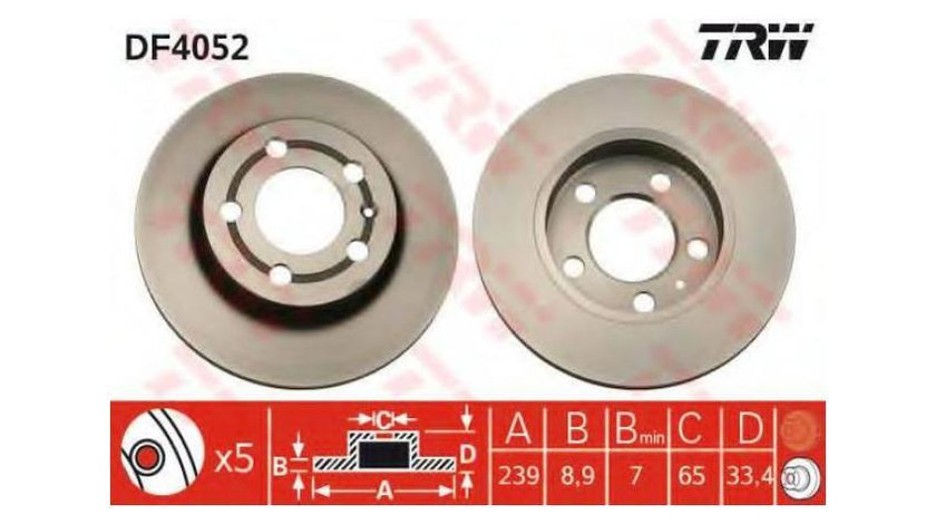 Disc frana Audi AUDI TT Roadster (8N9) 1999-2006 #2 08914810