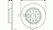 Disc frana AUDI Q3 (8U) (2011 - 2016) BOSCH 0 986 ...