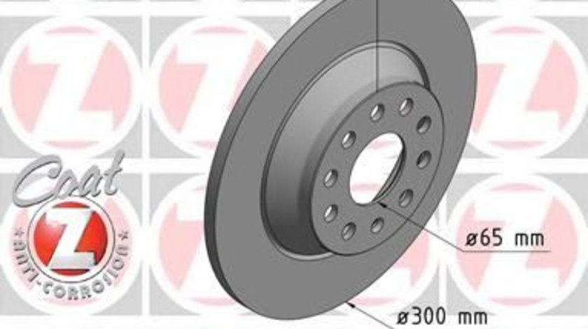 Disc frana AUDI Q3 (8U) (2011 - 2016) ZIMMERMANN 600.3252.20 piesa NOUA