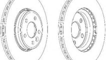 Disc frana AUDI Q5 (8R) (2008 - 2016) FERODO DDF16...