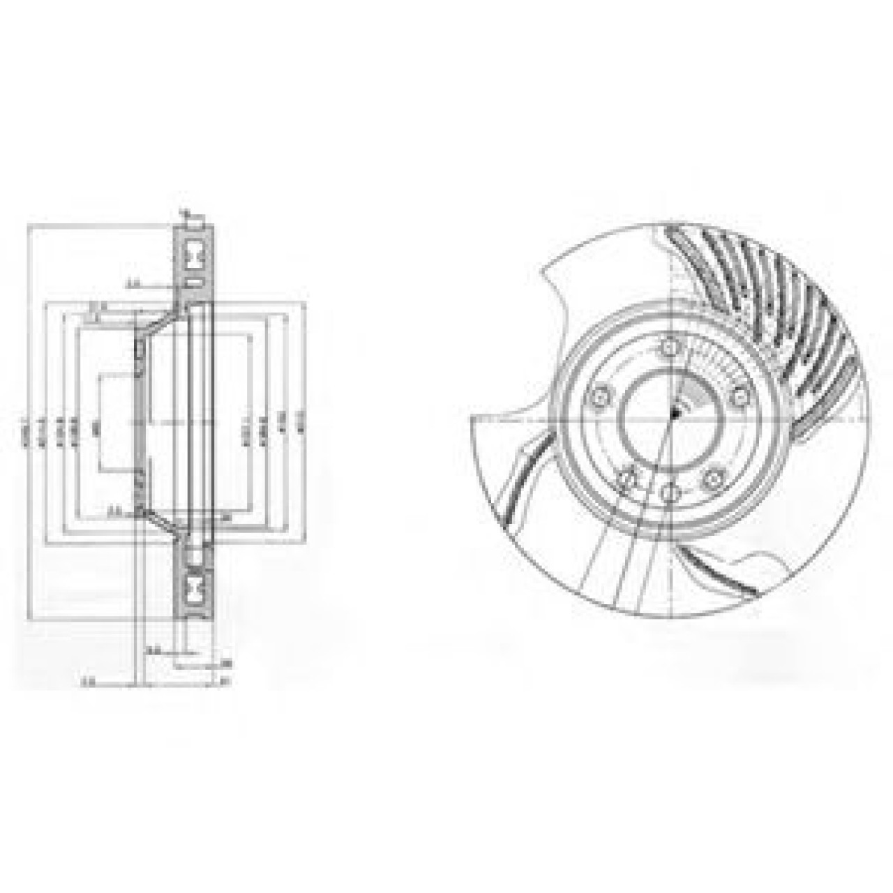 Disc frana AUDI Q7 (4L) (2006 - 2015) DELPHI BG9774 piesa NOUA