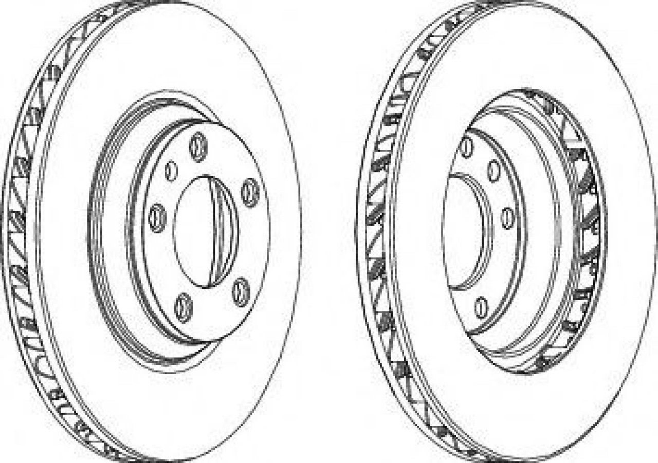 Disc frana AUDI Q7 (4L) (2006 - 2015) FERODO DDF1408LC-1 piesa NOUA