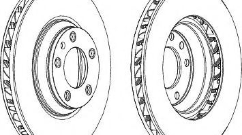 Disc frana AUDI Q7 (4L) (2006 - 2015) FERODO DDF1408LC-1 piesa NOUA