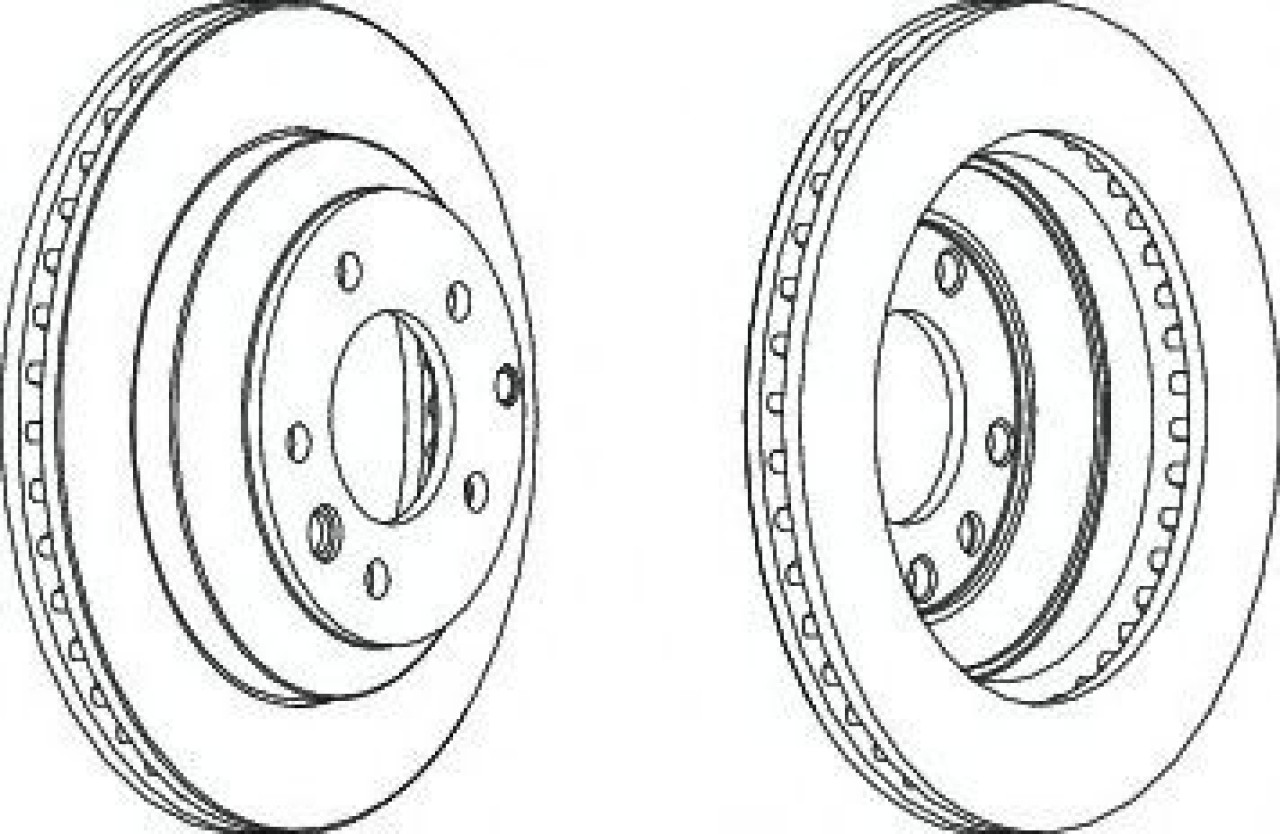 Disc frana AUDI Q7 (4L) (2006 - 2015) FERODO DDF1580C piesa NOUA