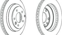 Disc frana AUDI Q7 (4L) (2006 - 2015) FERODO DDF15...