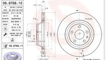 Disc frana AUDI TT (8J3) (2006 - 2014) BREMBO 09.9...