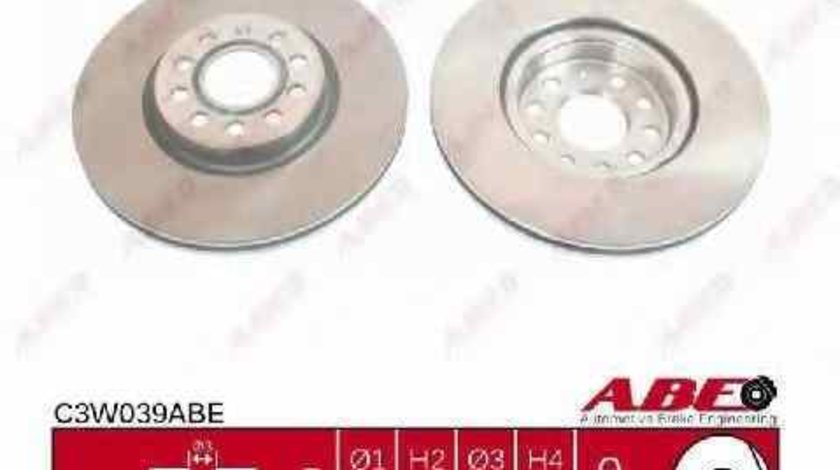 Disc frana AUDI TT 8J3 ABE C3W039ABE