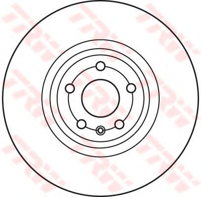 Disc frana AUDI TT Roadster (8J9) (2007 - 2014) TRW DF6041S piesa NOUA