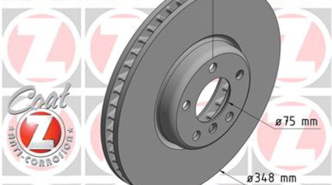 Disc frana Axa fata dreapta (150347920 ZIMMERMANN) BMW