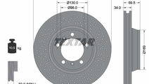 Disc frana Axa fata dreapta (92150005 TEXTAR) PORS...