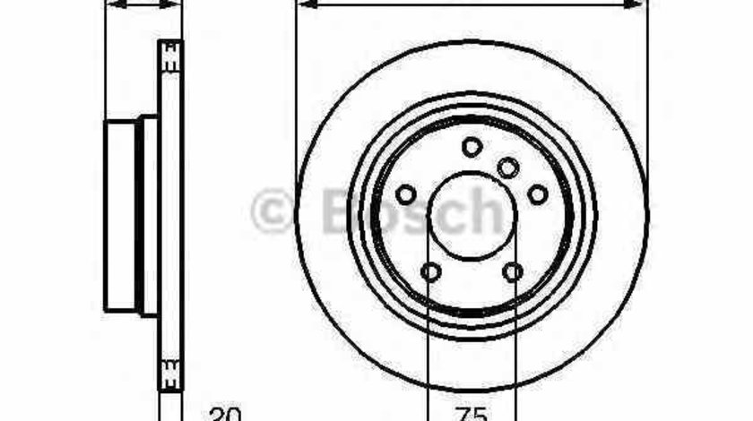 Disc frana BMW 1 E87 BOSCH 0 986 479 218