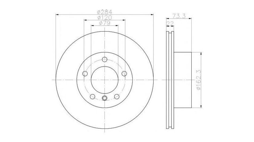 Disc frana BMW 2 Cabriolet (F23) 2014-2016 #3 0986479213