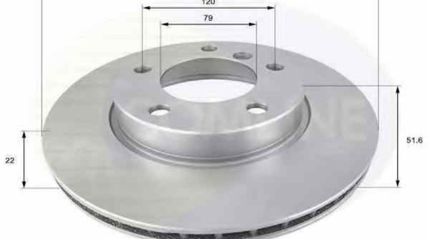 Disc frana BMW 3 Cabriolet E36 COMLINE ADC1702V