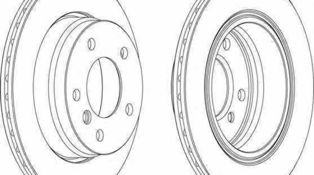 Disc frana BMW 3 Cabriolet E36 FERODO DDF831